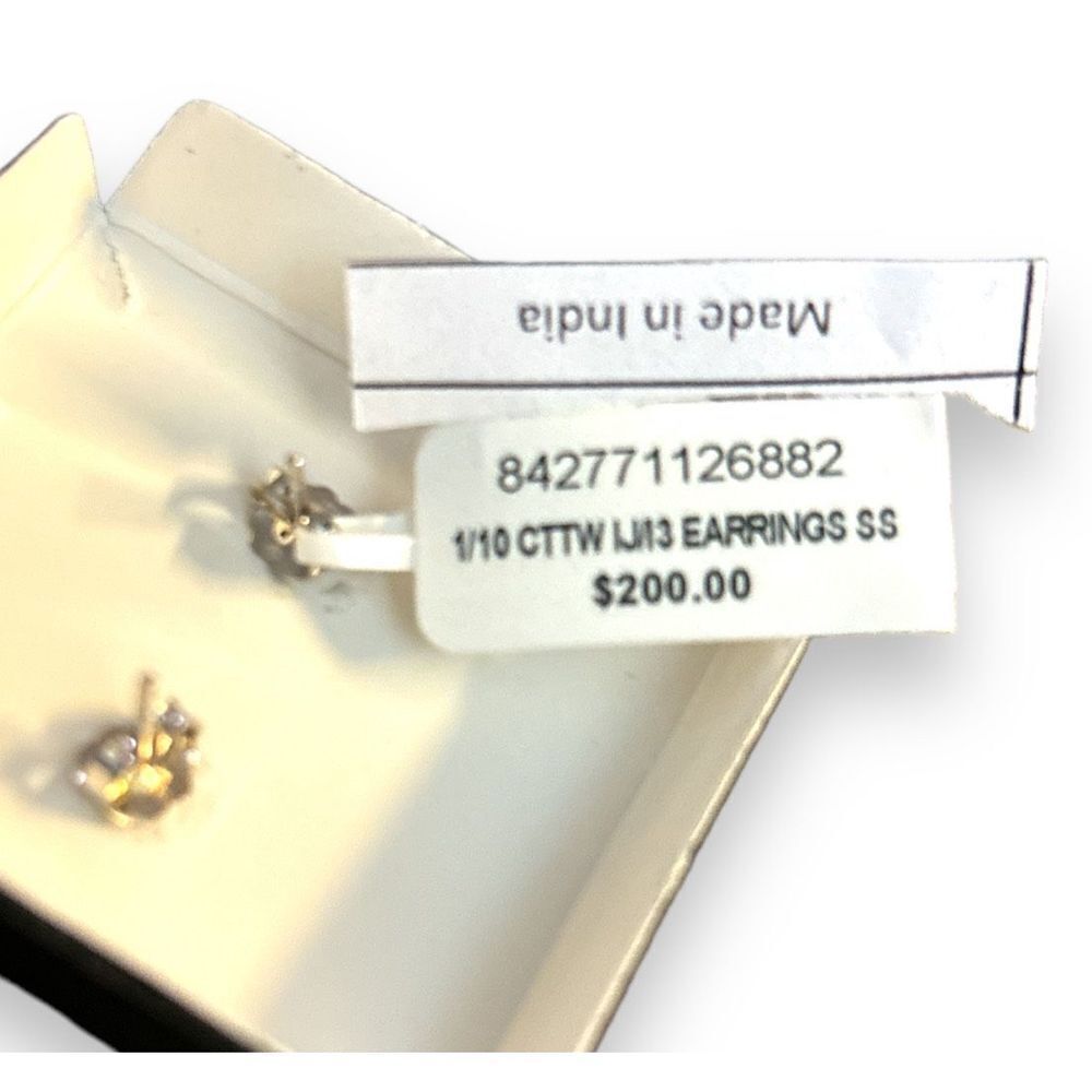 R.H Macy & Company Jewelry Bridge Stud Earrings from Macy’s Sterling Silver - Picture 5 of 5